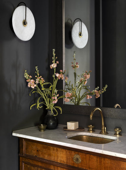 ADA Aperture Alabaster Wall Sconce | Wall Sconce Lighting | Wall Lights | Sconce Light | Sconces | Indoor Wall Sconce – Wishly 8