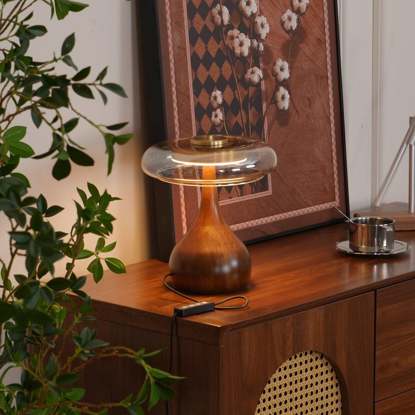 Andi Glass Table Lamp | Table Lamp | Desk Lamp | Bedside Lamps | Table Lamps for Living Room | Table Lamps for Bedroom – Wishly 2