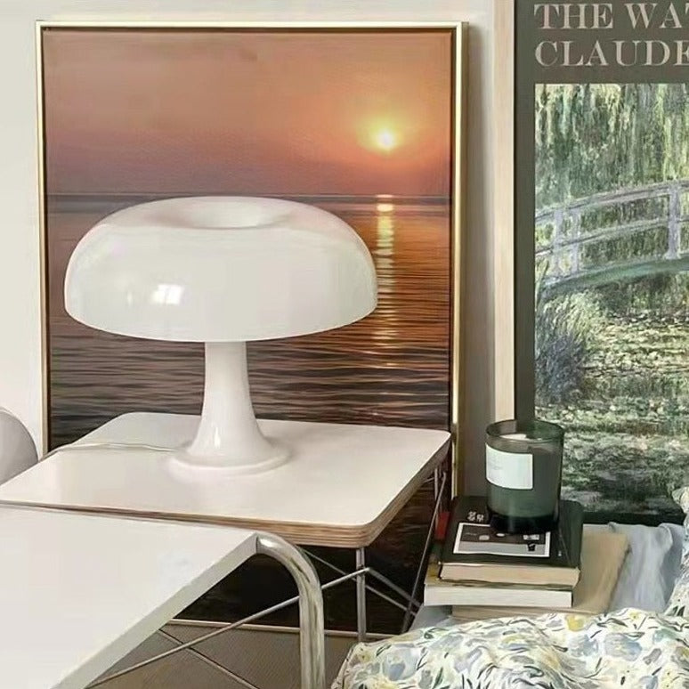 Bauhaus Wide Mushroom Table Lamp | Table Lamp | Desk Lamp | Bedside Lamps | Table Lamps for Bedroom | Table Lamps for Living Room – Wishly 7