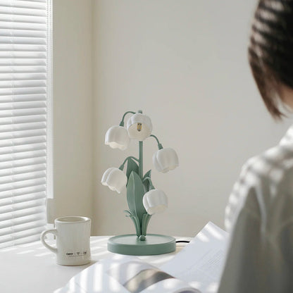 Bell Orchid Table Lamp | Table Lamps for Living Room | Desk Lamp | Bedroom Lamps | Table Lamps for Bedroom | Indoor Lighting – Wishly 4