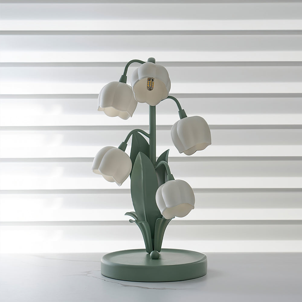 Bell Orchid Table Lamp | Table Lamps for Living Room | Desk Lamp | Bedroom Lamps | Table Lamps for Bedroom | Indoor Lighting – Wishly 5