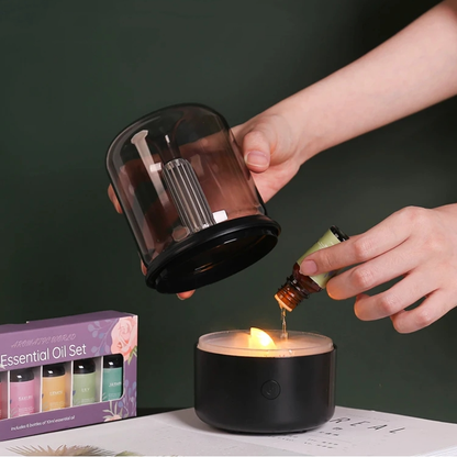 Candlelight Flame Aroma Diffuser Lamp | Aroma Diffuser | Aromatherapy Diffuser | Best Essential Oil Diffuser | Home Fragrance Diffuser | Diffusers for Essential Oils – Wishly 4