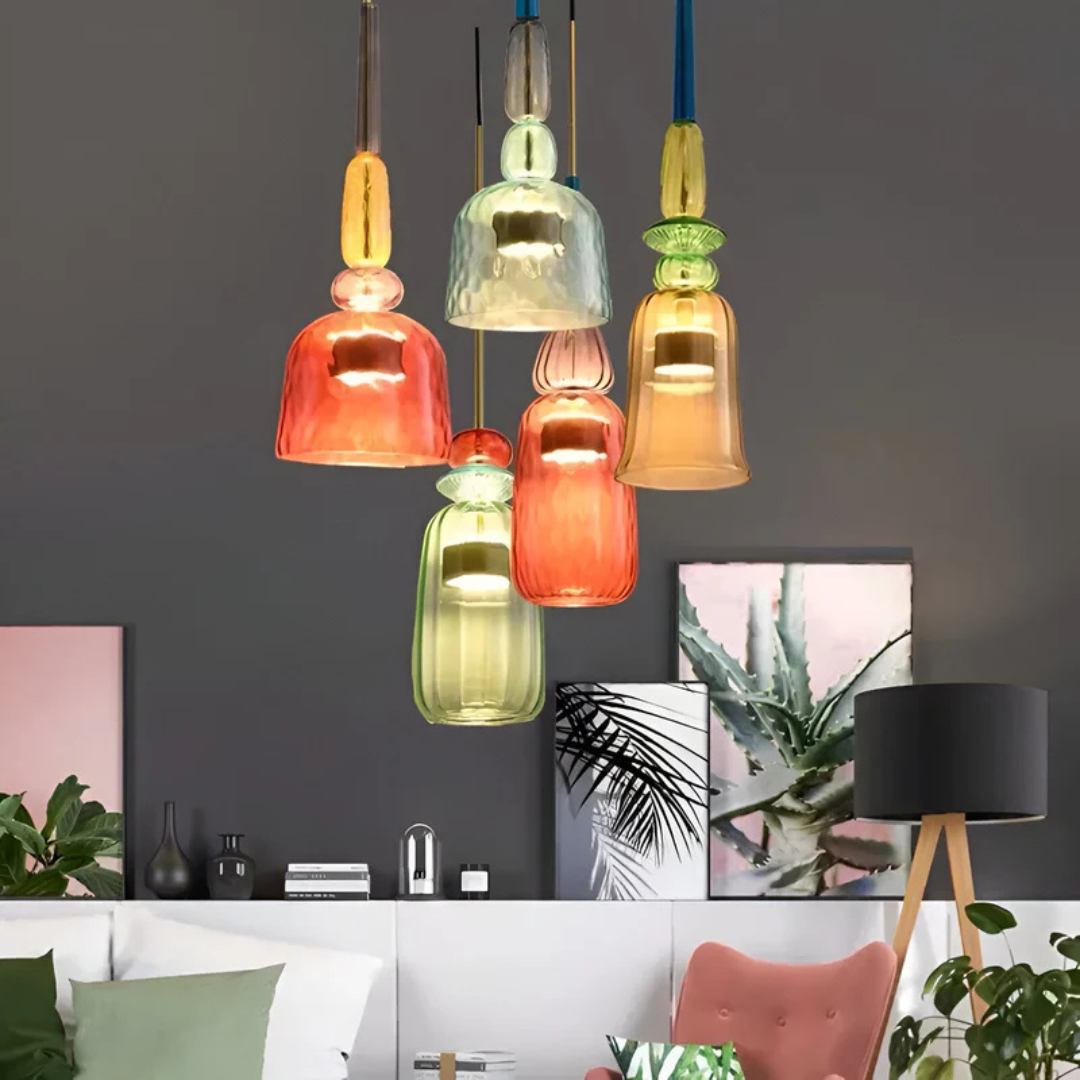 Celeste | Pendant Light | Kitchen Pendant Lighting | Glass Pendant Lights | Hanging Lights | Unique Design – Wishly 1
