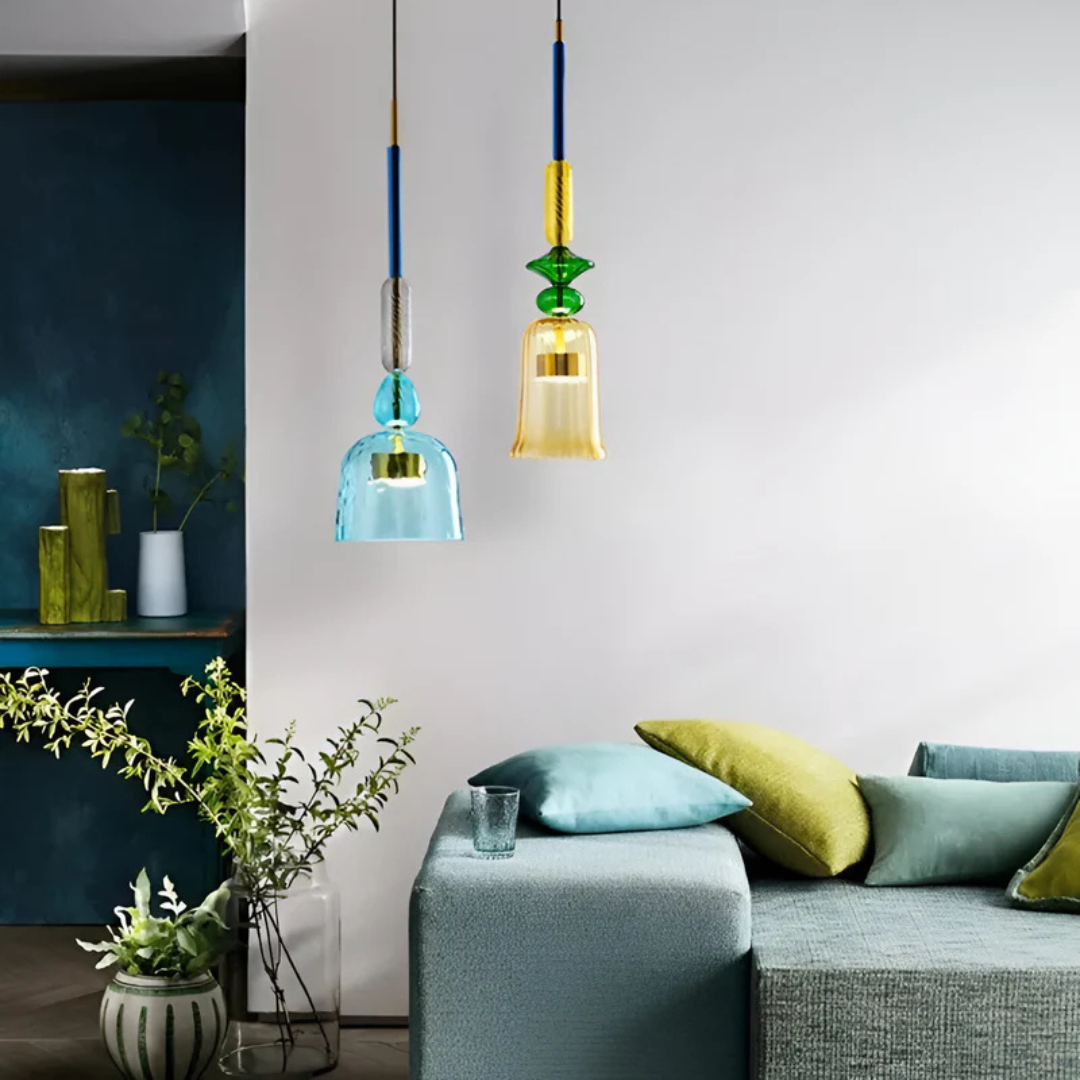 Celeste | Pendant Light | Kitchen Pendant Lighting | Glass Pendant Lights | Hanging Lights | Unique Design – Wishly 2