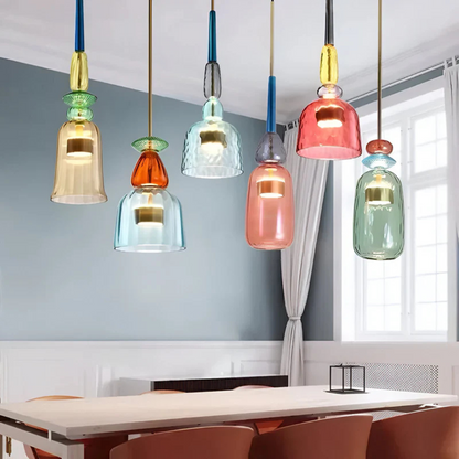 Celeste | Pendant Light | Kitchen Pendant Lighting | Glass Pendant Lights | Hanging Lights | Unique Design – Wishly 6