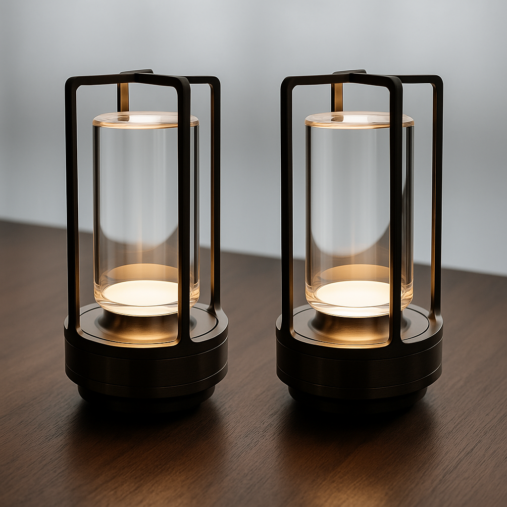Crala Crystal Lantern Lamp | LED Table Lamps | Touch Control Lamp | Wireless Charging Light | Scandinavian Design | Japanese Minimalism – Wishly 10