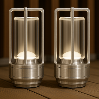 Crala Crystal Lantern Lamp | LED Table Lamps | Touch Control Lamp | Wireless Charging Light | Scandinavian Design | Japanese Minimalism – Wishly 11