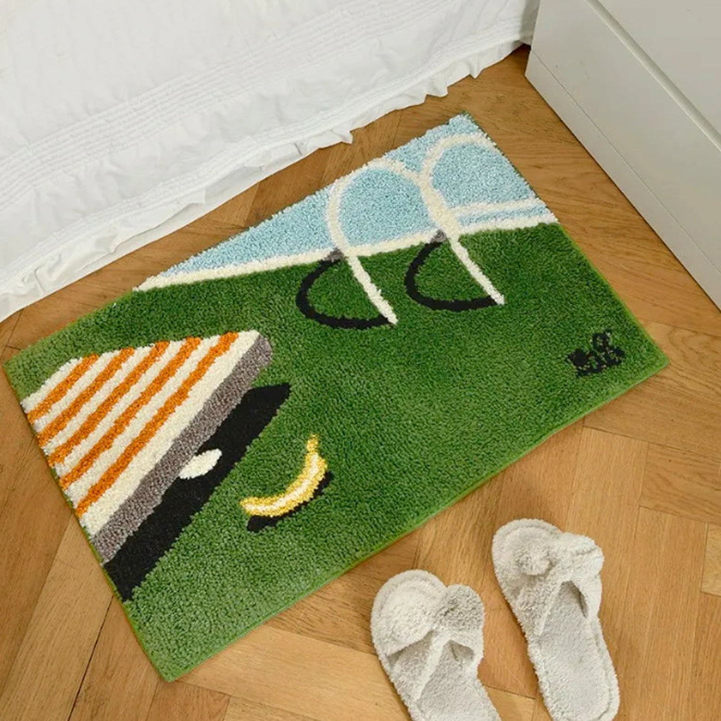 Hand-Crafted Bath Mat | Non Slip Bath Mat | Bath Rugs | Bathroom Mats | Bathroom Rugs | Unique Swimming Pool Design – Wishly 2