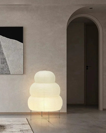 Japanese Wabi-Sabi Curvy Floor Lantern | Floor Lamp | Standing Lamp | Floor Lamps For Living Room | Indoor Outdoor Lighting – Wishly 6