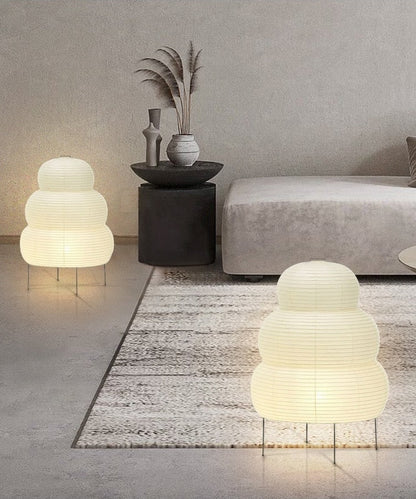 Japanese Wabi-Sabi Curvy Floor Lantern | Floor Lamp | Standing Lamp | Floor Lamps For Living Room | Indoor Outdoor Lighting – Wishly 8