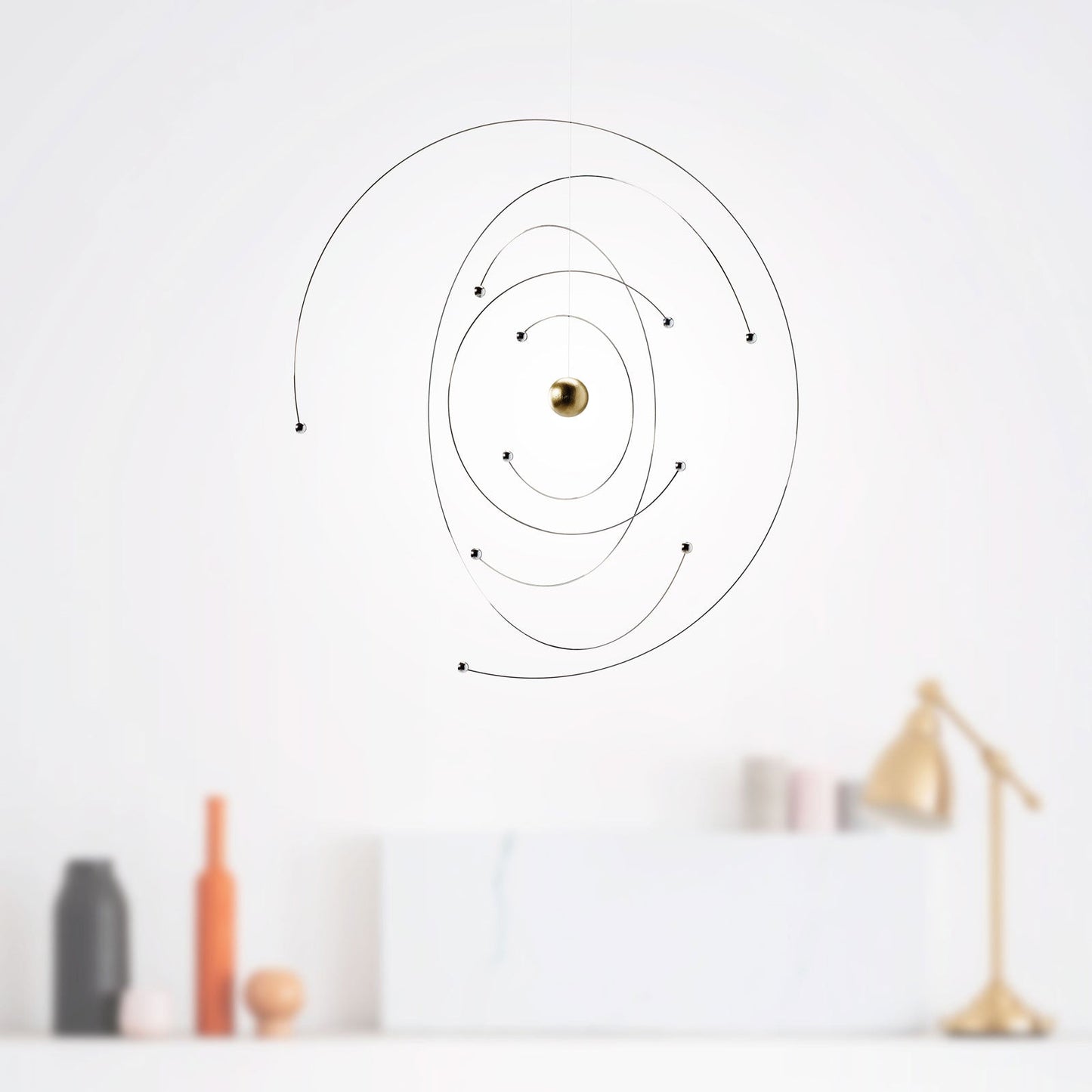 Niels Bohr Atom Model Mobile | Educational Decor | Science Gift | Handmade Mobile | Modern Home Decoration | Unique Office Decor – Wishly 1