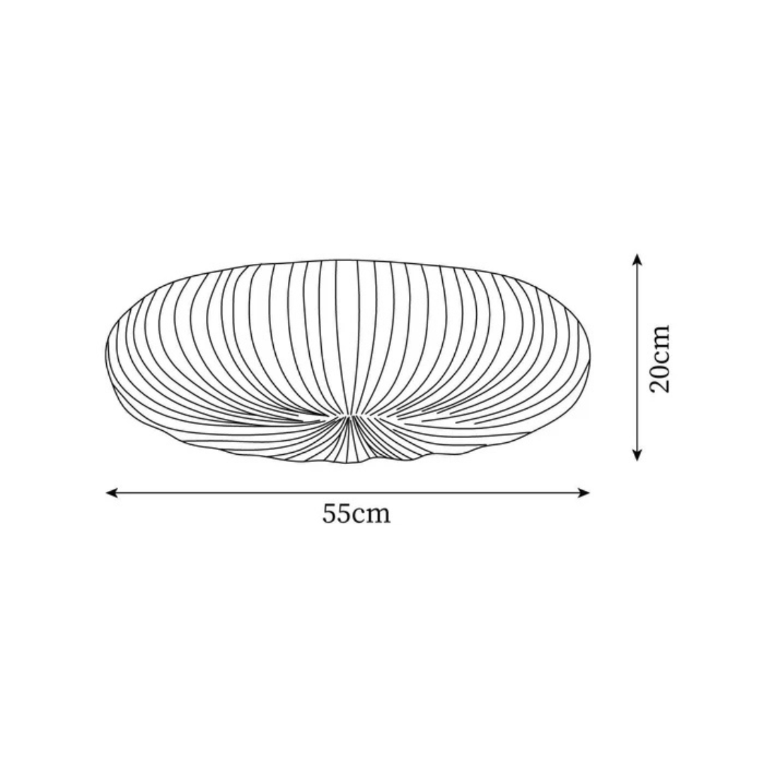 Olara Modern LED Ceiling Light | Flush Mount Ceiling Light | Ceiling Light for Living Room | Adjustable Brightness | Energy Efficient Lighting – Wishly 5