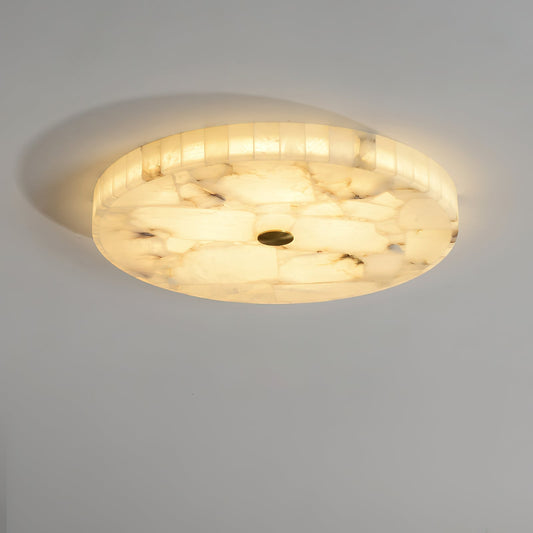 Otis Alabaster Flush Mount Lighting | Ceiling Light | Flush Mount Ceiling Light | Modern Design | Indoor Lighting | Dimmable Fixture – Wishly 0