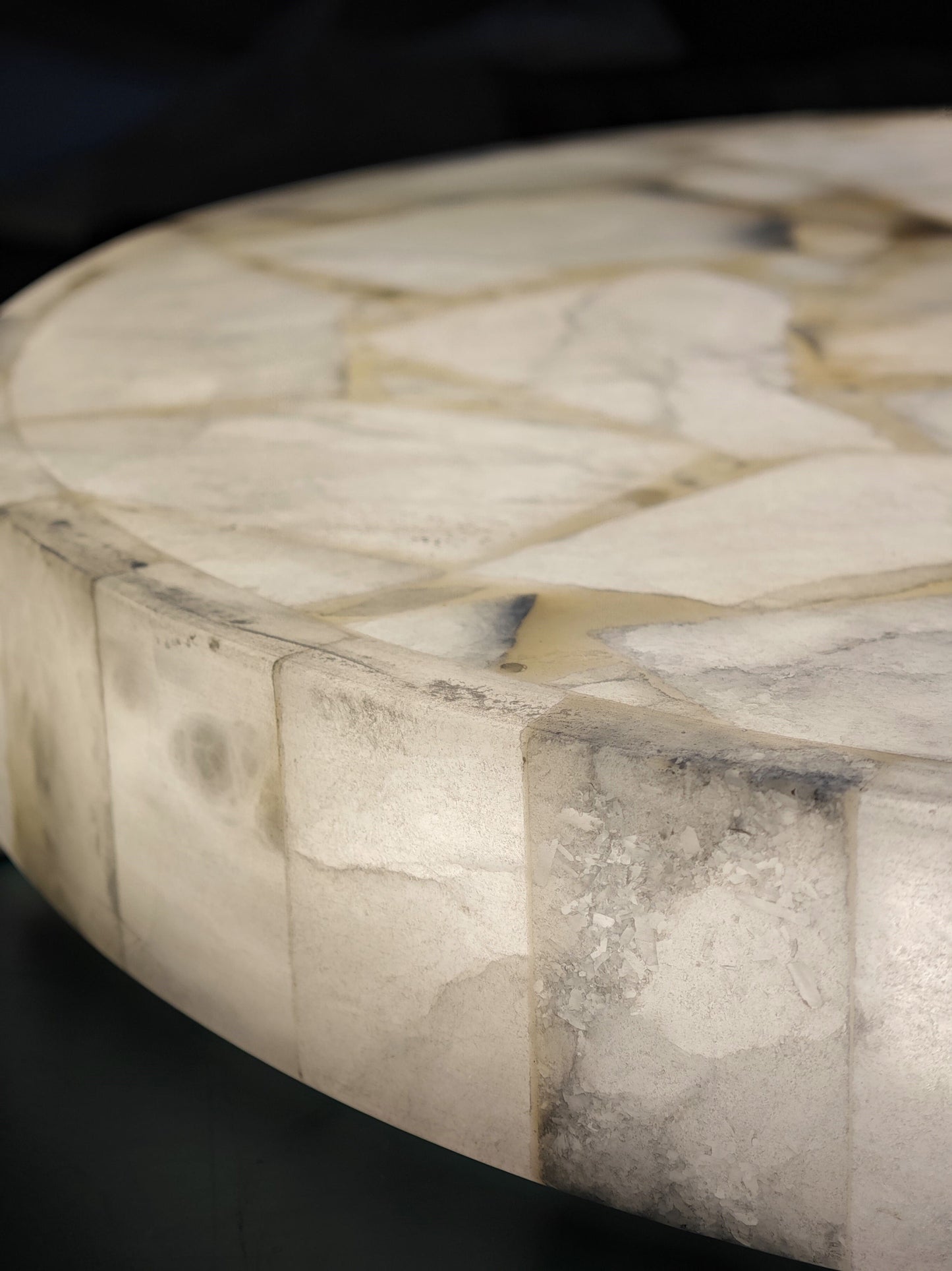 Otis Alabaster Flush Mount Lighting | Ceiling Light | Flush Mount Ceiling Light | Modern Design | Indoor Lighting | Dimmable Fixture – Wishly 3