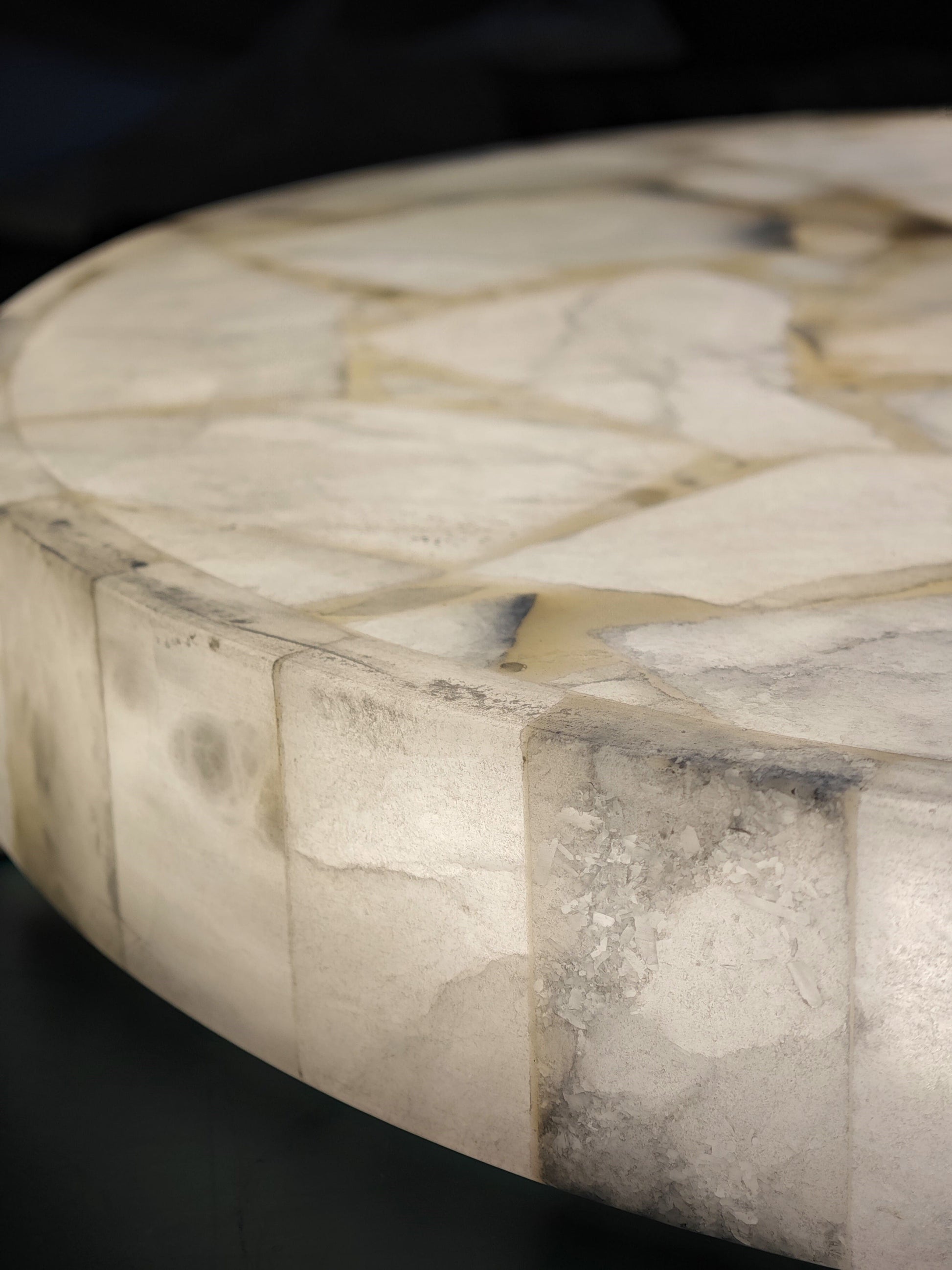 Otis Alabaster Flush Mount Lighting | Ceiling Light | Flush Mount Ceiling Light | Modern Design | Indoor Lighting | Dimmable Fixture – Wishly 3