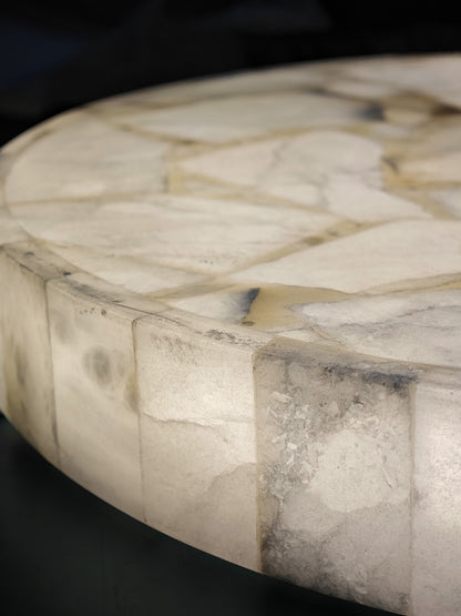 Otis Alabaster Flush Mount Lighting | Ceiling Light | Flush Mount Ceiling Light | Modern Design | Indoor Lighting | Dimmable Fixture – Wishly 3