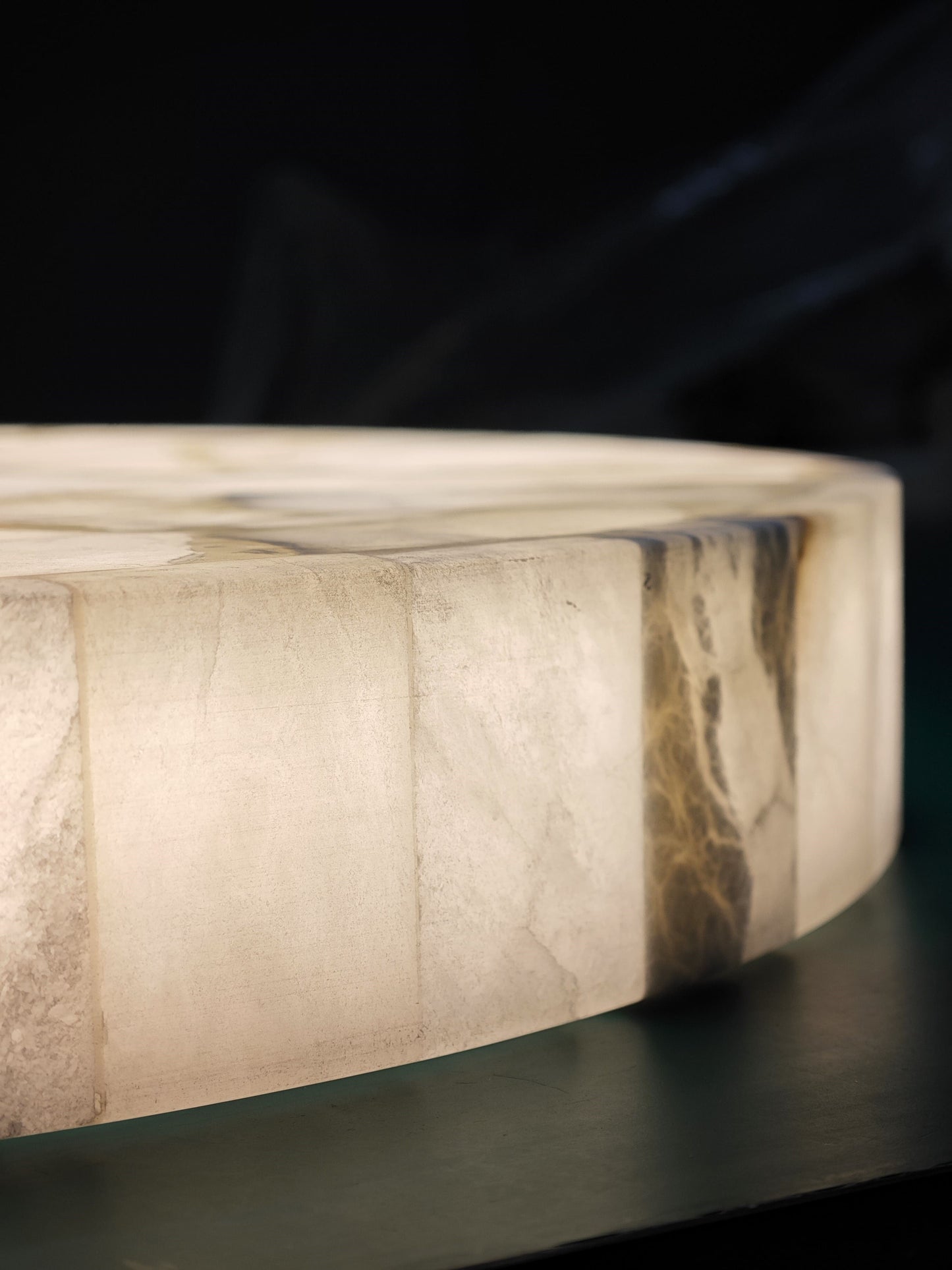 Otis Alabaster Flush Mount Lighting | Ceiling Light | Flush Mount Ceiling Light | Modern Design | Indoor Lighting | Dimmable Fixture – Wishly 4