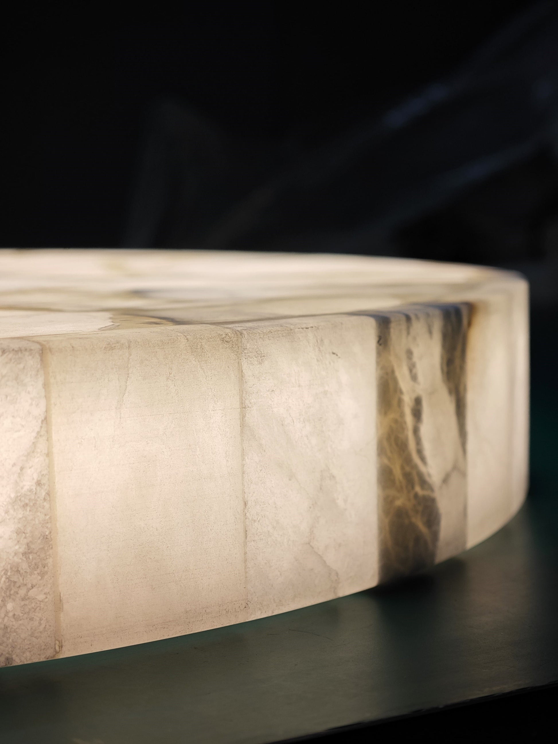 Otis Alabaster Flush Mount Lighting | Ceiling Light | Flush Mount Ceiling Light | Modern Design | Indoor Lighting | Dimmable Fixture – Wishly 4