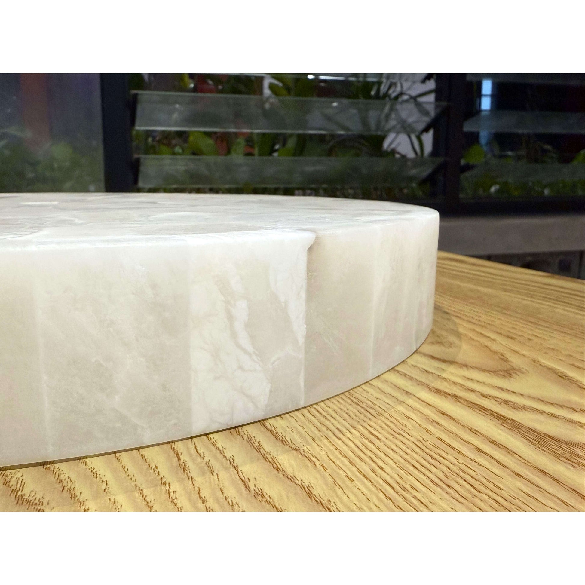 Otis Alabaster Flush Mount Lighting | Ceiling Light | Flush Mount Ceiling Light | Modern Design | Indoor Lighting | Dimmable Fixture – Wishly 7