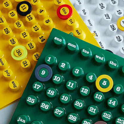 Retro Ring A Date Wall Mounted Calendar | Wall Calendar | Easy Date Marking | Stylish Home Decor | Functional Organizer | Unique Design – Wishly 5