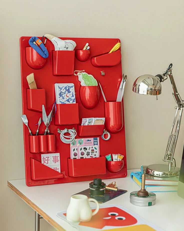 Retro Wall Mount Storage Organizer Rack | Wall Organizer | Shelves for Wall | Wall Storage | Wall File Organizer – Wishly 4