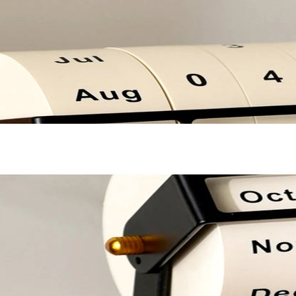 Rotating Wheel Retro Wooden Calendar | Wooden Calendar | Wooden Perpetual Calendar | Wooden Changeable Calendar | Date Tracker | Home Decor – Wishly 6