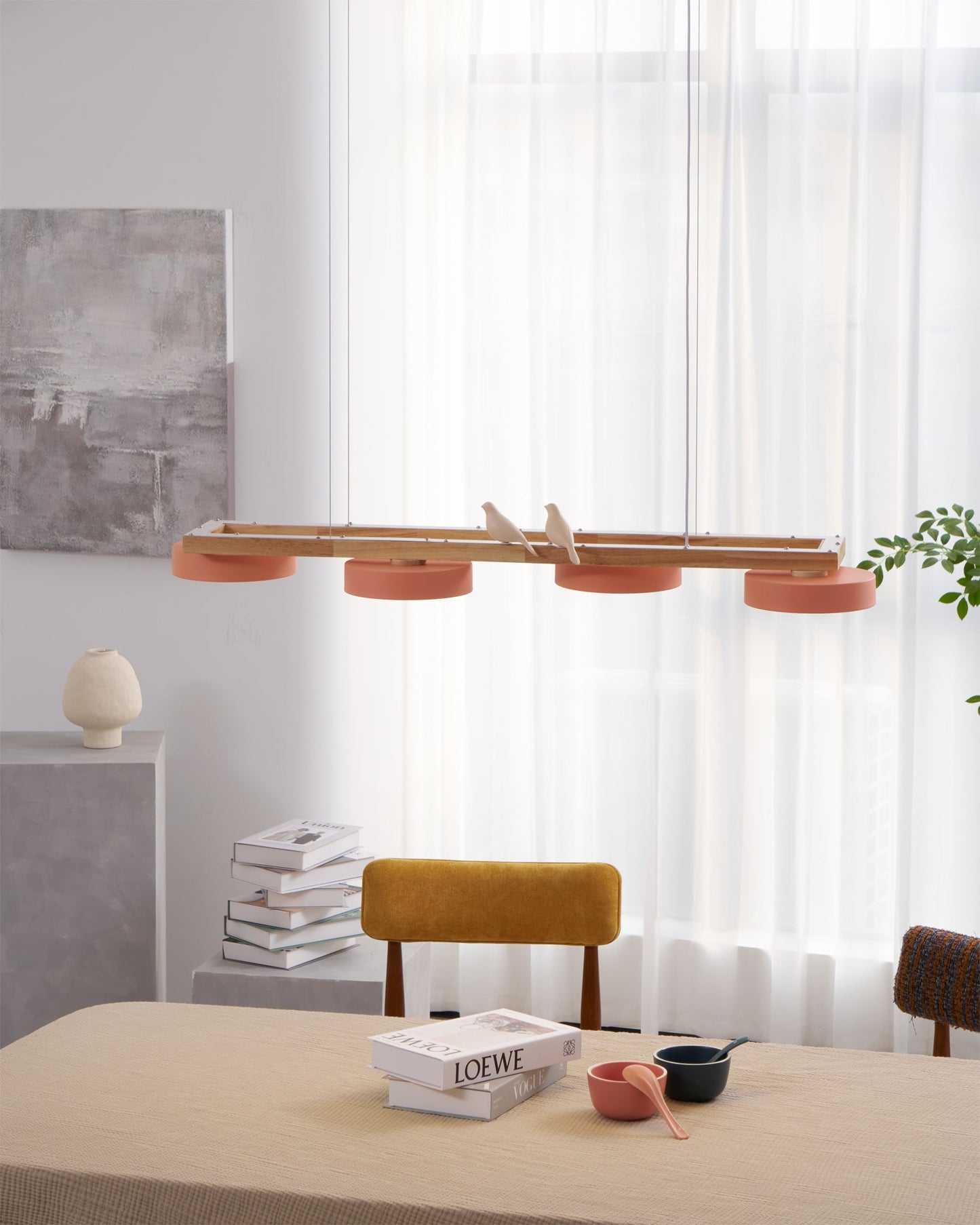 Sienna Bird Long Chandelier | Modern Chandeliers | Chandelier Light | Dining Room Chandeliers | Adjustable Wire Length | Indoor Use – Wishly 8