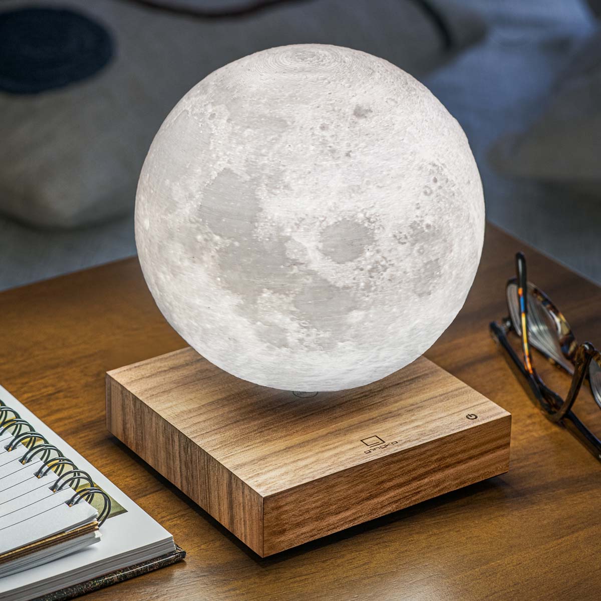Smart Moon Lamp | Levitating Light | 3D Printed Moon | Unique Home Decor | Portable Night Light | Gift for All Ages – Wishly 2