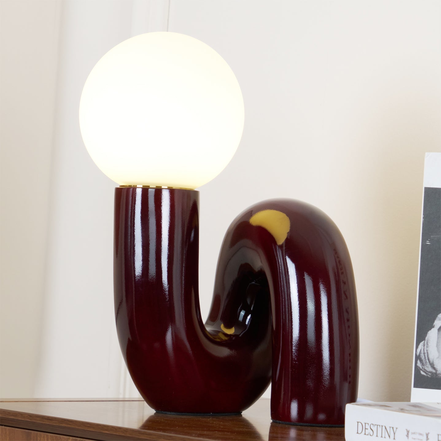 Spiral Glass Table Lamp | Table Lamp | Bedside Lamps | Desk Lamp | Bedroom Lamps | Table Lamps for Living Room – Wishly 8